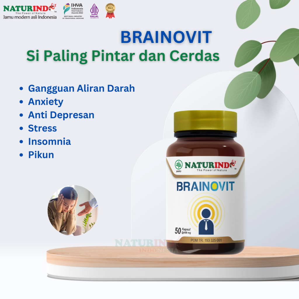 Brainovit (Herbal Alami untuk Kesehatan dan Kecerdasan Otak)