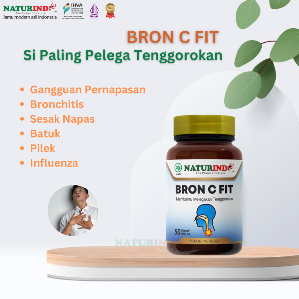 Bron C Fit (Ramuan Alami Pembersih Paru-Paru)