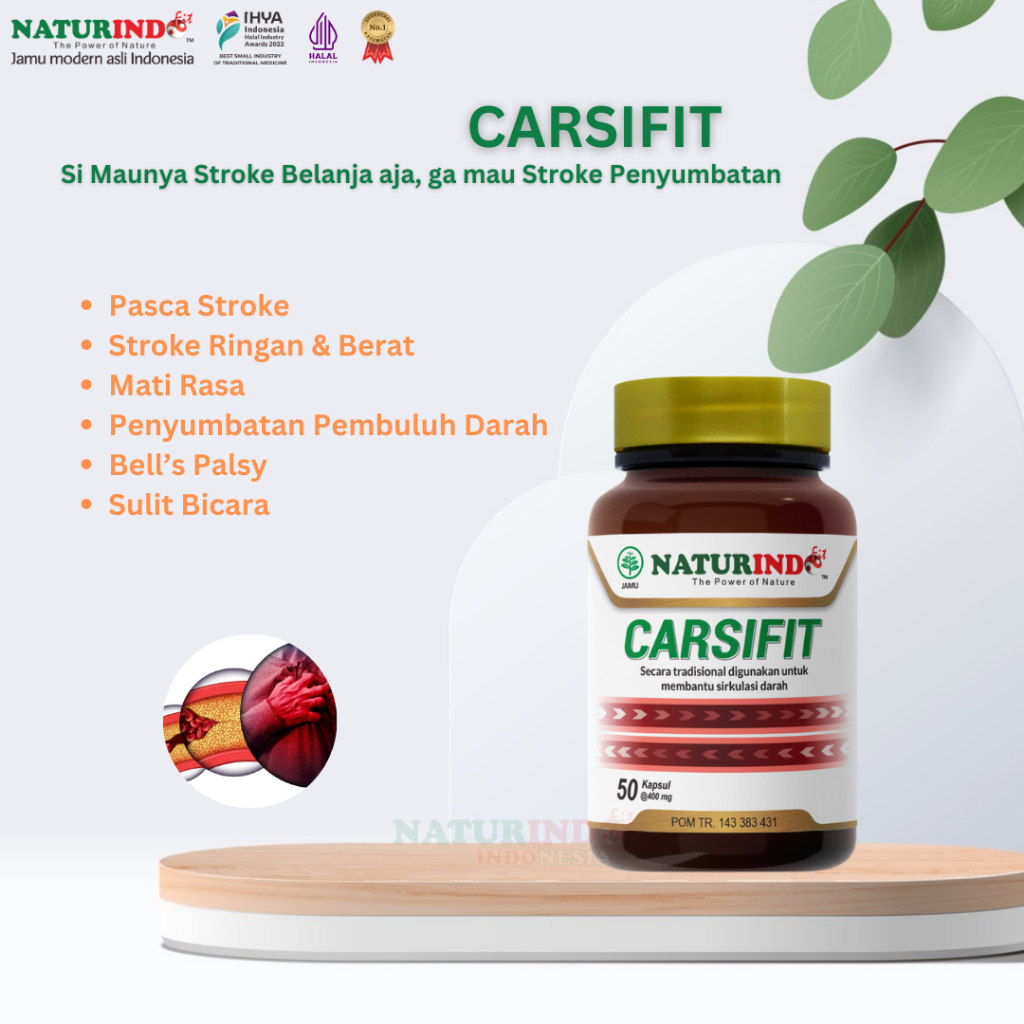 Carsifit (Herbal untuk Mengatasi Stroke)