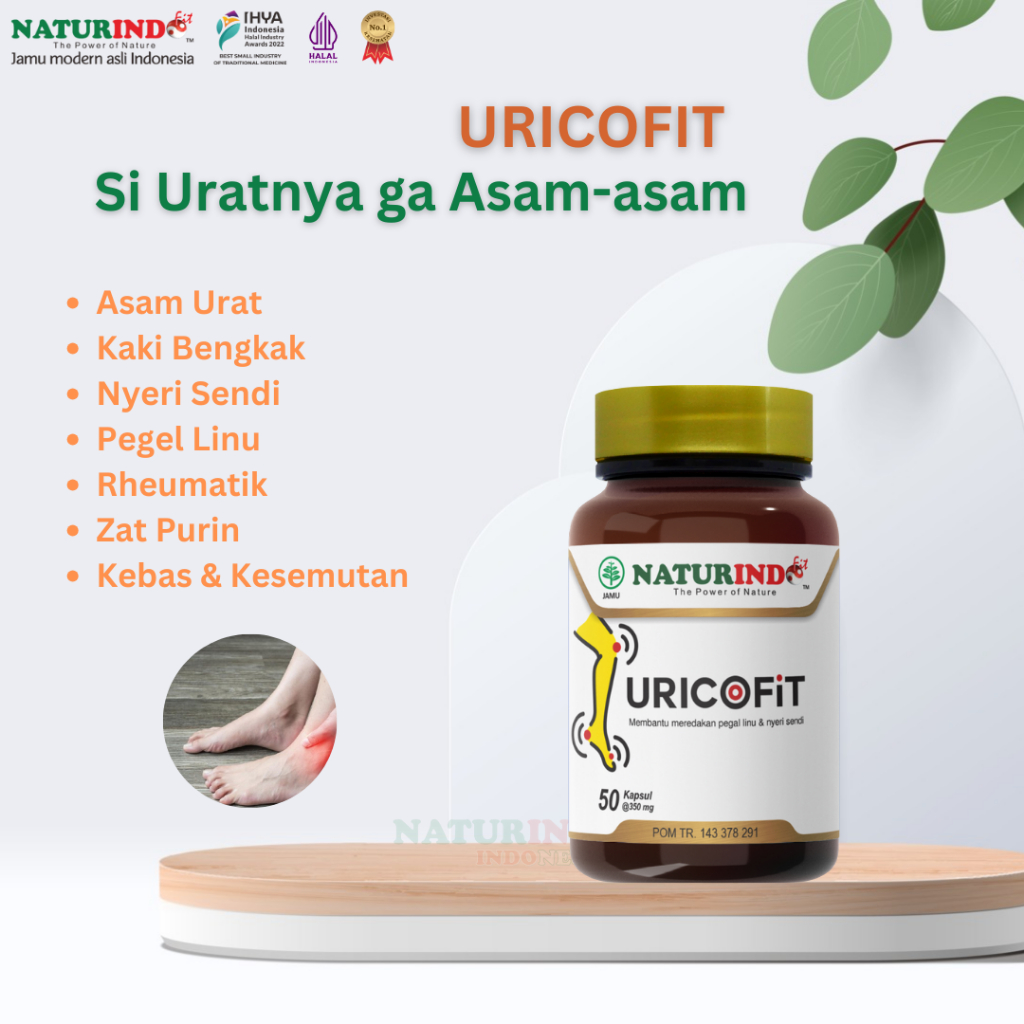 Uricofit (Herbal Alami untuk menurunkan Kadar Asam Urat)
